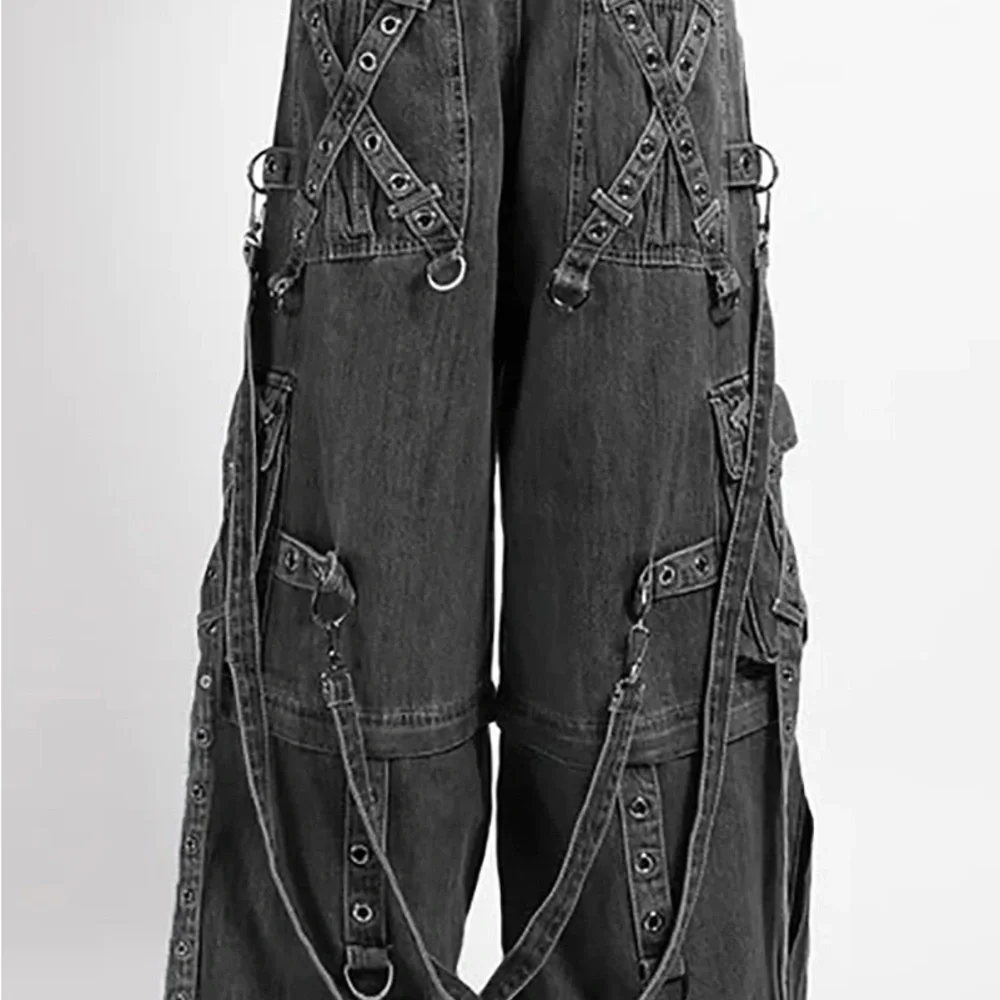 Tripp NYC Black Denim Fog Wash Pants - Picture 2 of 8